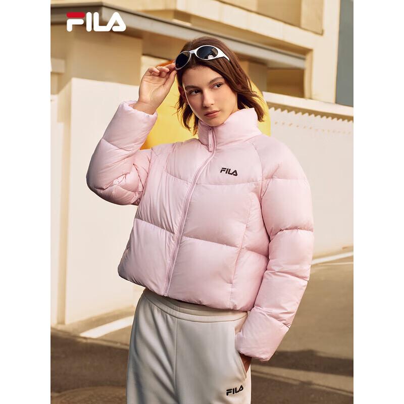 FILA Women's 2025 Winter Loose-Fit Stand Collar Down Jacket
