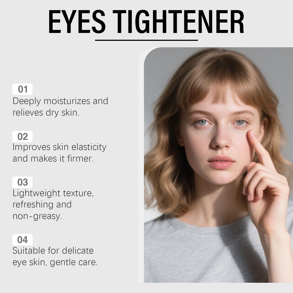 Augenstraffende Creme Reduziert Augenringe, Anti-Falten, Strafft, Verbessert feine Linien und spendet tiefenwirksam Feuchtigkeit.