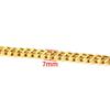 Stainless Steel Gold Chain for DIY Jewelry: Necklace & Bracelet Fashion Accessory