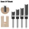 6mm 1/4"Shank Line Cutter Straight Milling Cutter New Woodworking Tools