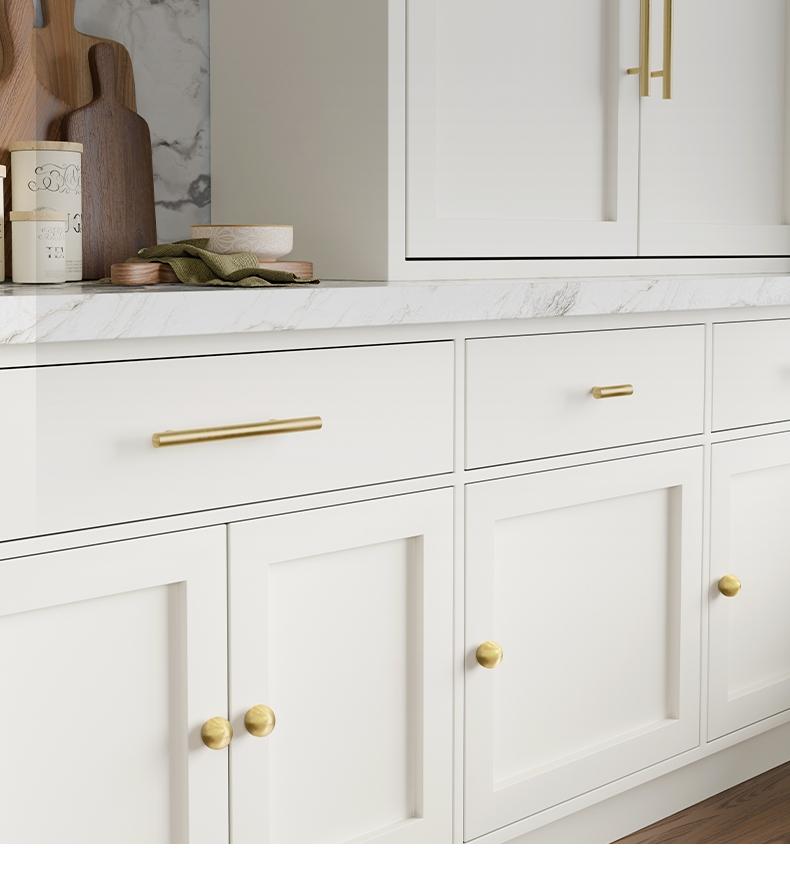 Antiek Messing Trekker, Massief Messing Vintage en Mid-Century Modern Handvat voor Kast, Kledingkast en Lade