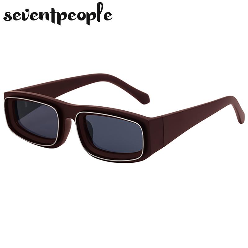 Small Frame Rectangle Sunglasses Women  Luxury Brand Designer Fashion Square Sun Glasses For Men Rectangular Shades Eyewear