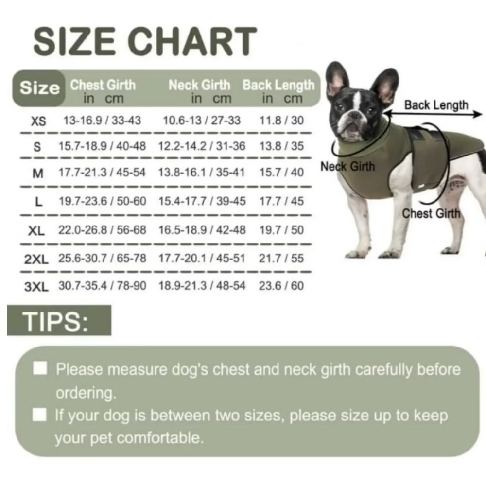 Reflective Dog Anxiety Vest Elastic Dog Soothing Clothes Dogs Calming Jacket  for Fireworks