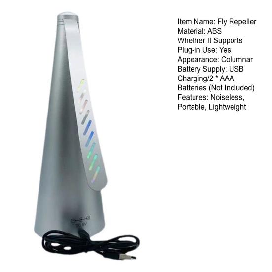 Fly Repellent Fan Table Fan Against Flies USB/Battery Powered Fly