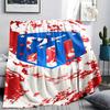 1PC Club Atlético de Madrid Patterned Flannel Blanket Suitable For All Seasons for Home Decor Warmth and Comfort Gifts Holiday Present