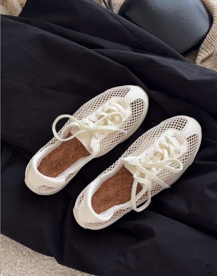 

Ballet shoes women s casual sports style new mesh women s retro single shoes 40