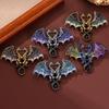 Matte Finish Metal Double Headed Dragon Brooch 1Pcs Unisex Animal Pin Fashion Accessory for Blazer Backpack Daily Outfit