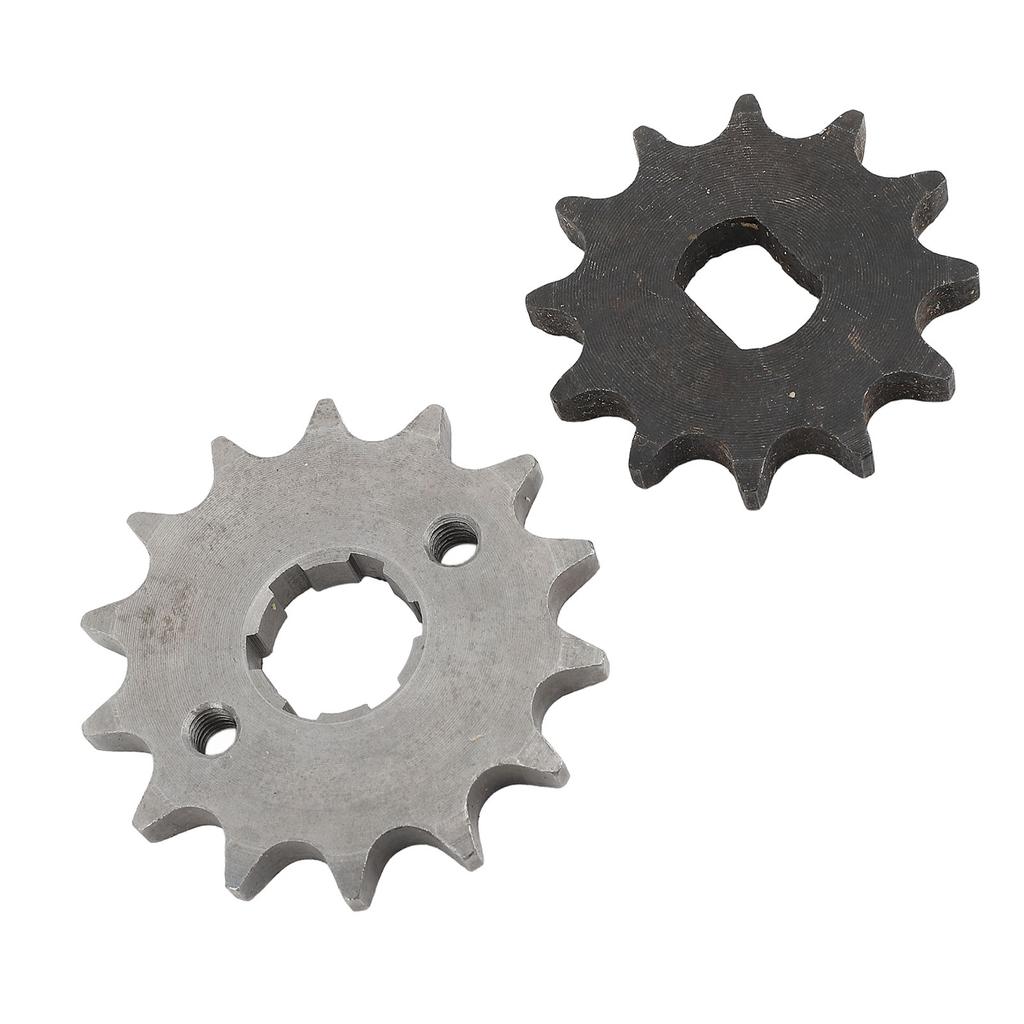 428 14T 20MM Sprocket 12T 12 X 17mm Sprocket Kit High Performance Durable for 50cc 70cc 90cc 110cc Scooters Bicycles ATV Kart