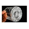 200ML Whiskey Glass Cup Novelty Rotatable Barware Old Fashioned Wine Glass Coffee Cup for Liquor Scotch Bourbon Bar Drinkware