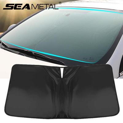 Capa Protetora de Sol para Para-brisa Cortina Refletiva UV Dobrável para Armazenamento Acessórios de Carro de Resfriamento de Verão