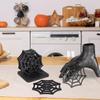 Hollow Out Spider Web Coasters Spooky Table Cup Mats Unique Halloween Place mats  Home Decoration