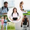 Long Back Support Belt for Men and Women: Spine Posture Corrector with Support Plate for Hunchback Correction