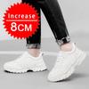 Fashion Man Light Comfortable Elevator Sports Shoes 6cm Height Increasing Sneakers Genuine Cowhide Hidden Heels Lift Casual Shoes for un