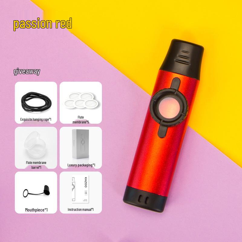 Kazoo Professional Metal Musical Instrument – Simple & Easy to Learn