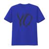Yo For Yolo Adult Unisexs T Shirt Vintage Washed Streetwear Homme Top For Everyday Wear Unisex Versatile Soft Stretched Casual
