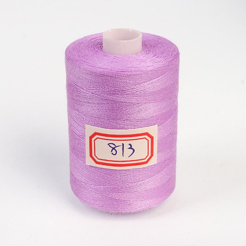 Hilo de Coser de Poliéster de Alta Velocidad 402 - 1000 Yardas, Colores Arcoíris, Ideal para Proyectos de Costura Casera y a Mano