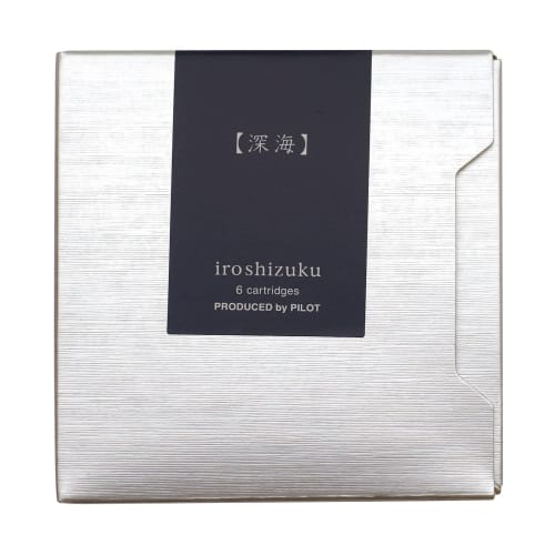 

Картридж для перьевой ручки Pilot Iroshizuku 0.9cc Deep Sea 6 шт. IRF6SSNK