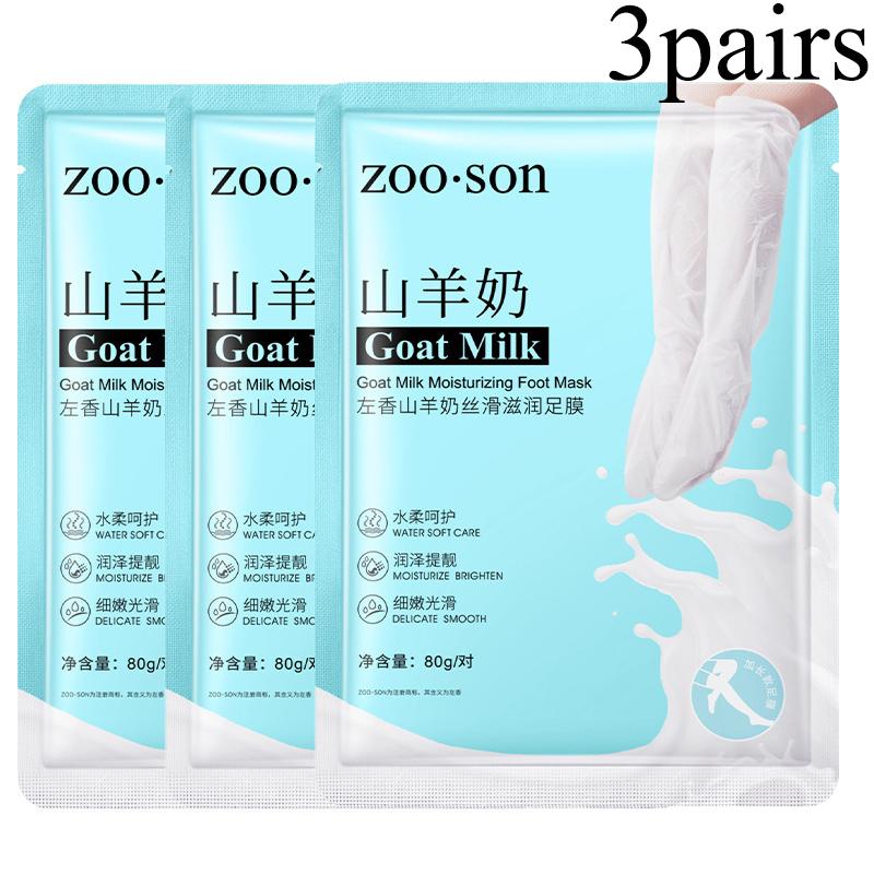 Goat Milk Moisturizing Long Hand Foot Mask Hydrating and Nourishing Skin Care Body Leg Film Improve Callus Soft Skin Care