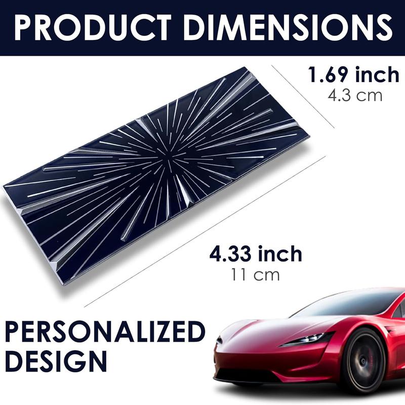 For Tesla Model 3 Y X S Cybertruck Roadster Performance Badge Emblem Rear Trunk Sticker Decal Decorations Trim Motor Decor