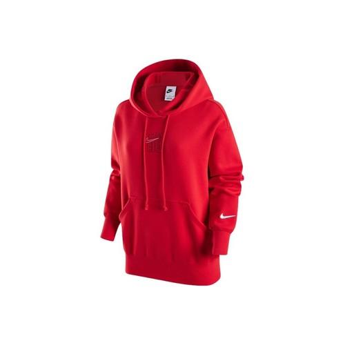 

Nike Dragon Letter Print Logo Solid Color Hoodie for Women EU M червоний