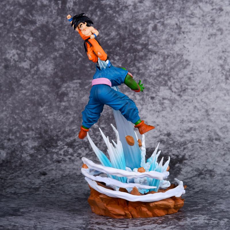 25cm Dragon Ball Anime Figures Dbz Piccolo Vs Son Goku Figurine Statue Statue Model Collection Decoration Model Toys Gift