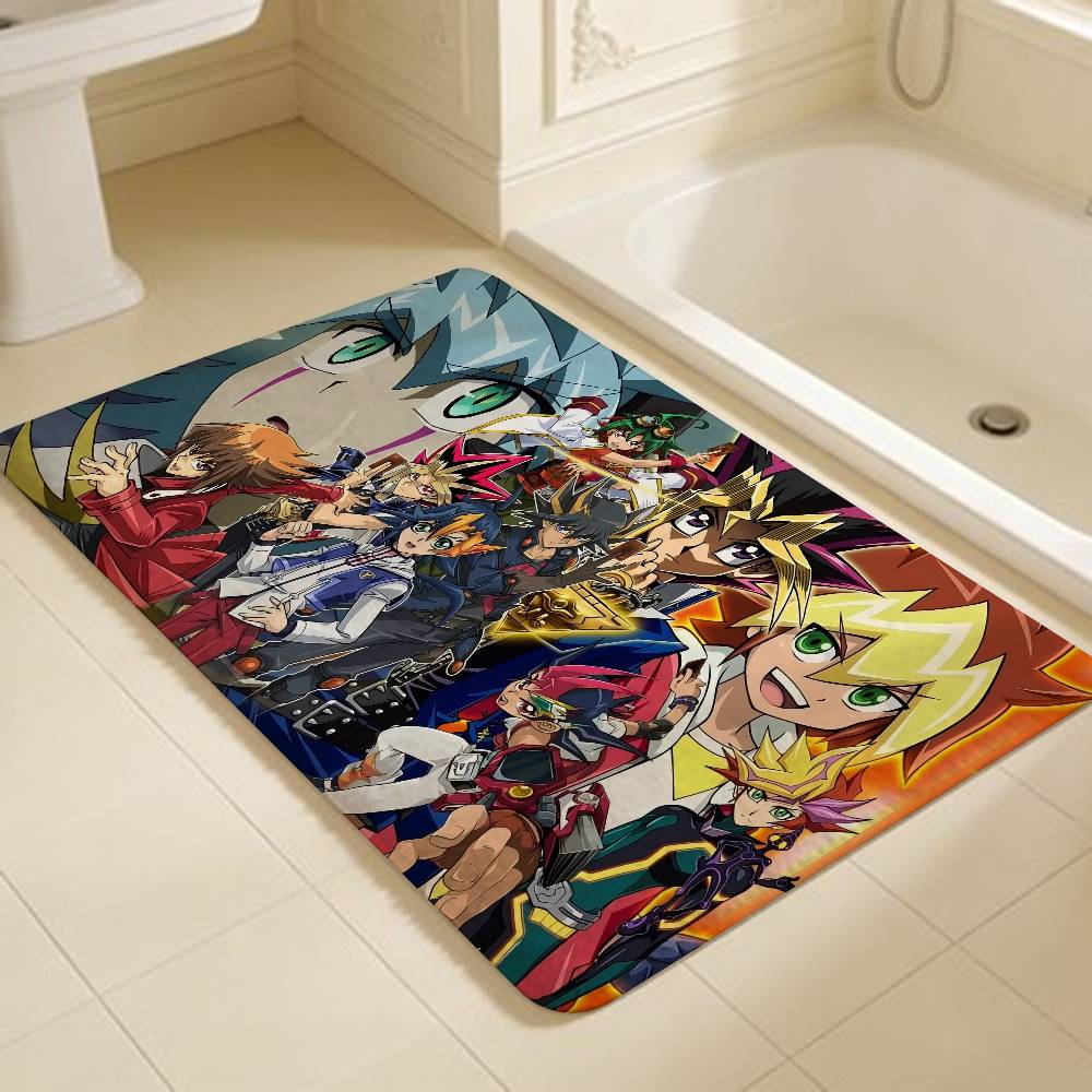 Amine Yu Gi Oh Bathroom Mat Kids Room Bedroom Decoration Balcony Anti-Slip Doormat Living Room Welcome Rug