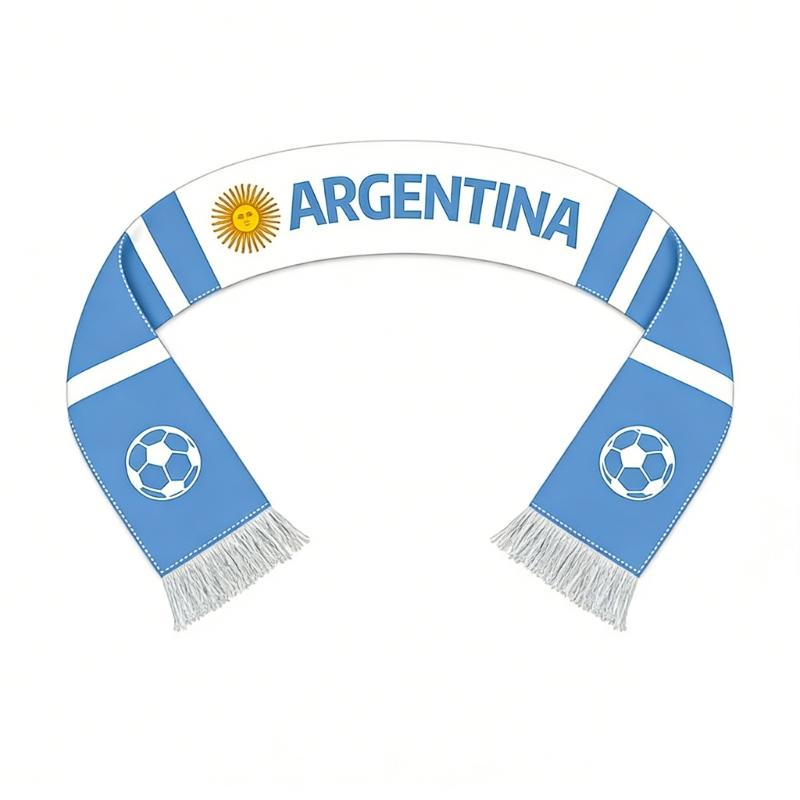 2026 International Football Championship National Flag Scarf Soft Comfortable Fabric For Football Fans And Sports Enthusiasts
