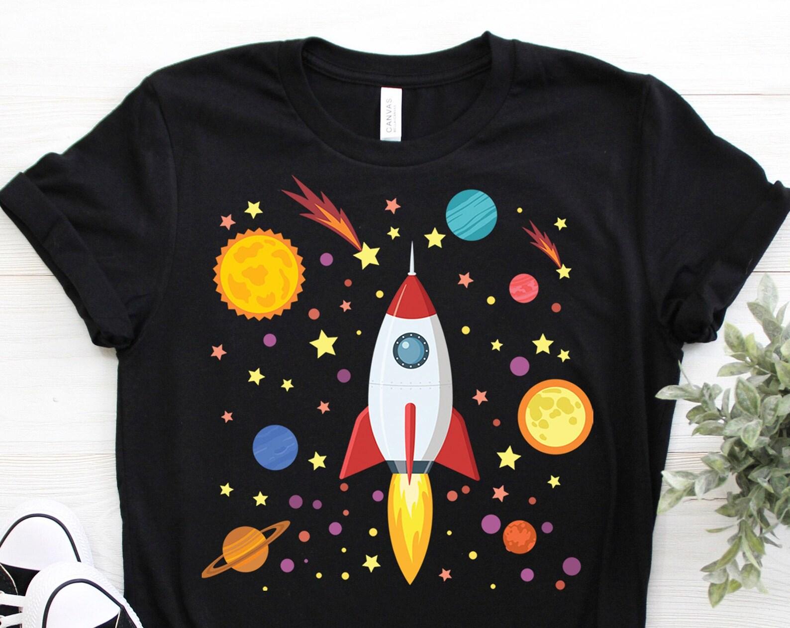 Solar System Dwarf Planets Astronomy Astronaut T-Shirt Space Geeks Gifts Birthday Party Present Kids Youth Boys Girls, Teachers Astrophysics 160