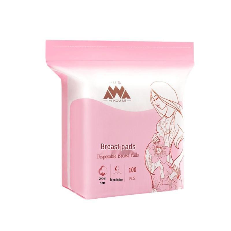 100-Pack Disposable Breast Pads for Leaking Milk: Ideal for Pregnant and Breastfeeding Women