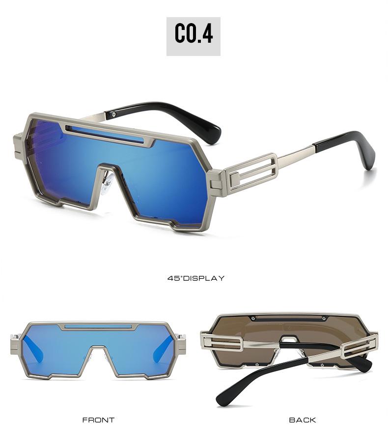 Retro Steampunk Irregular Sunglasses: Unisex 2024 Fashion Trend