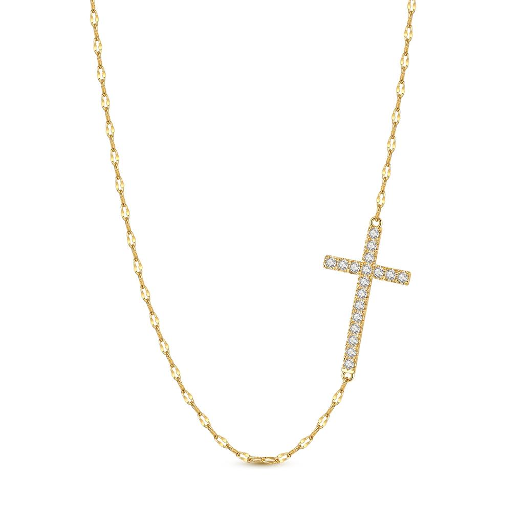 Necklace For Woman Wedding Fine Jewely 925 Silver Simple Basic Classic Butterfly Iris Heart Bear Cross Chain Necklace