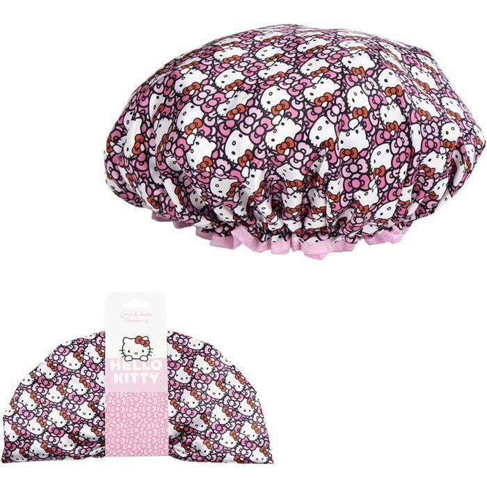 Bonnet de douche - CERDA - Hello Kitty - Imperméable - Réglable - Kawaii