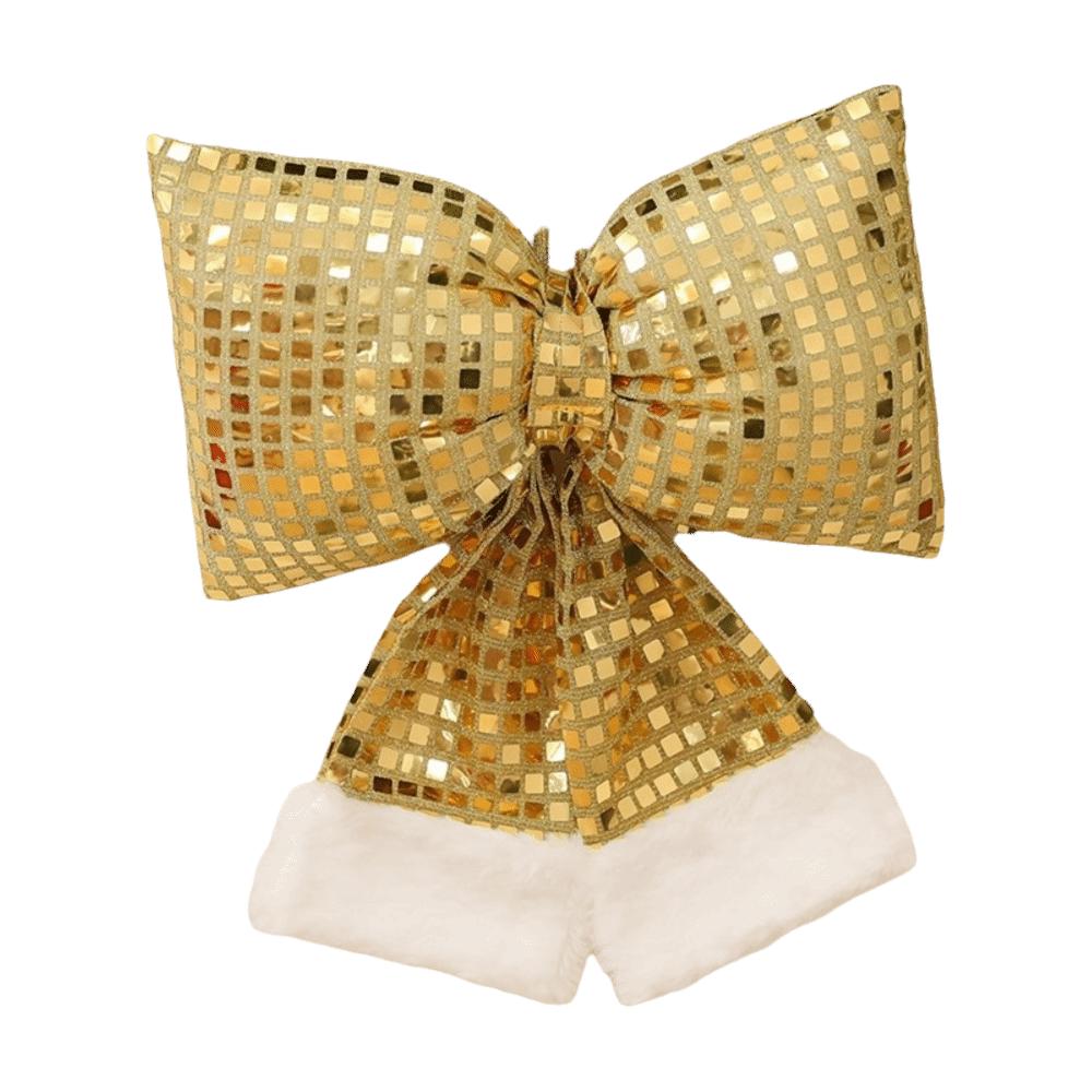 Creative Design Christmas Sequin Bow Bow Pendant Christmas Tree Ornament  Christmas Tree Decor