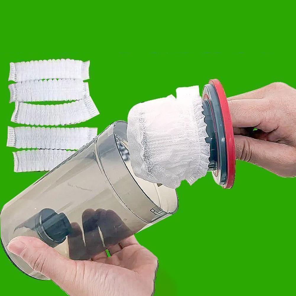 100 PCS Vacuum Cleaner Filter Protective Cover Nonwoven Fabric For Vacuum Cleaner Washable Non-woven Fabric