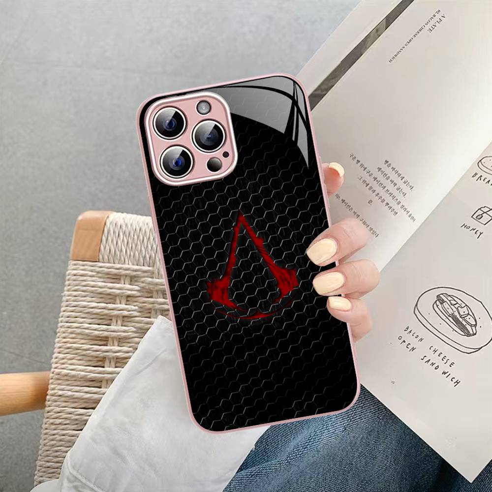 A-Assassin S-Creed Szklana Osłona Hartowana Do Gier Na Iphone 14 13 12 11 Pro Mini XS MAX 14Plus X XS XR Etui