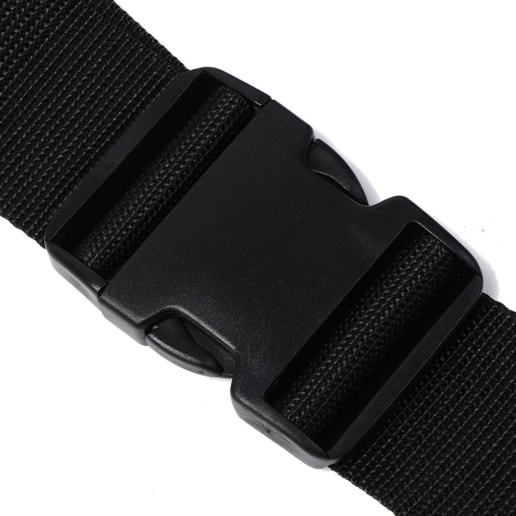 Wheelchair Belt Anti Slip Elastic Breathable Wheelchair Fixing Belt Harness Strap(Black )