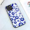 Lucky Blue Evil Eye Phone Case For IPhone 17 Pro Max 15 Pro 16 14 Plus 12 13 Mini 11 Pro Shockproof Glass Cover