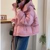 Cotton-padded Jacket Women's Short Loose Large Size Cotton-padded Jacket Fashion Hooded All-match Thin Padded Jacket Trend