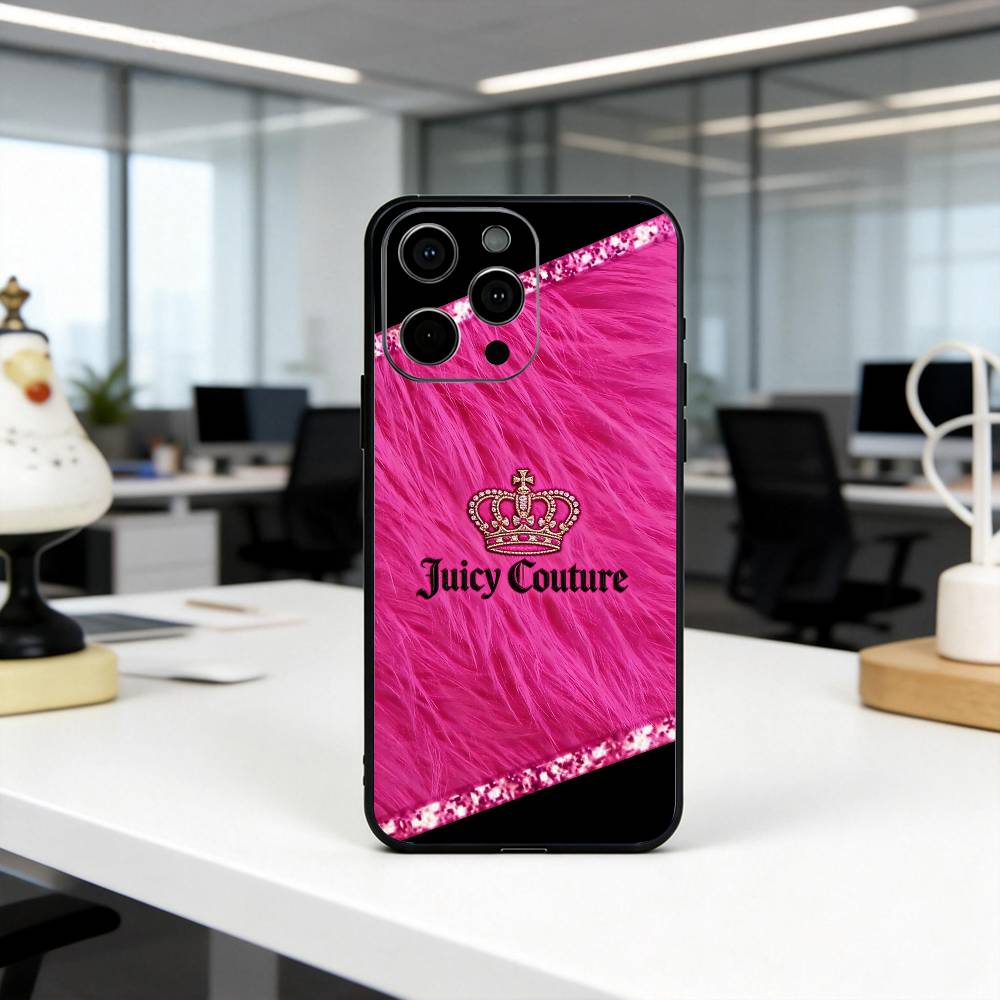 ГОРЯЧАЯ мода J-Juicy JC C-Couture Чехол для телефона Для iPhone 17, 16,15,14,13,12,11 Plus,Pro Max, Другие Мягкий черный чехол iPhone12PROMAX