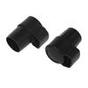Saxophone End Cap Alto Saxophone End Plug Black Universal Plastic Sax End Plug Cap Replacement for Alto Saxophone Sax