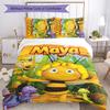 Maya 3pcs Bedding Set Duvet Cover Closure Includes 1 Duvet Cover & 2 Pillowcases for All Seasons Bedroom Home Dorm Decor