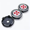 4pcs Umbrella Logo Emblem Badge Car Wheel Center Caps OD 60MM 56MM Wheels Hub Cap Rim Hubcaps Bust Cover Replace Car Accessories
