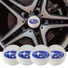 4pcs Car Wheel Center Hub Cap Rim Cover Stickers For Subaru Outback Crosstrek XV Forester BRZ Legacy Impreza WRX 2006 STI Ascent uyu8