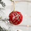 6pcs Creative Christmas Tree Pendant 6cm Hanging Ornament Christmas Foam Ball  Shopping Mall Scene