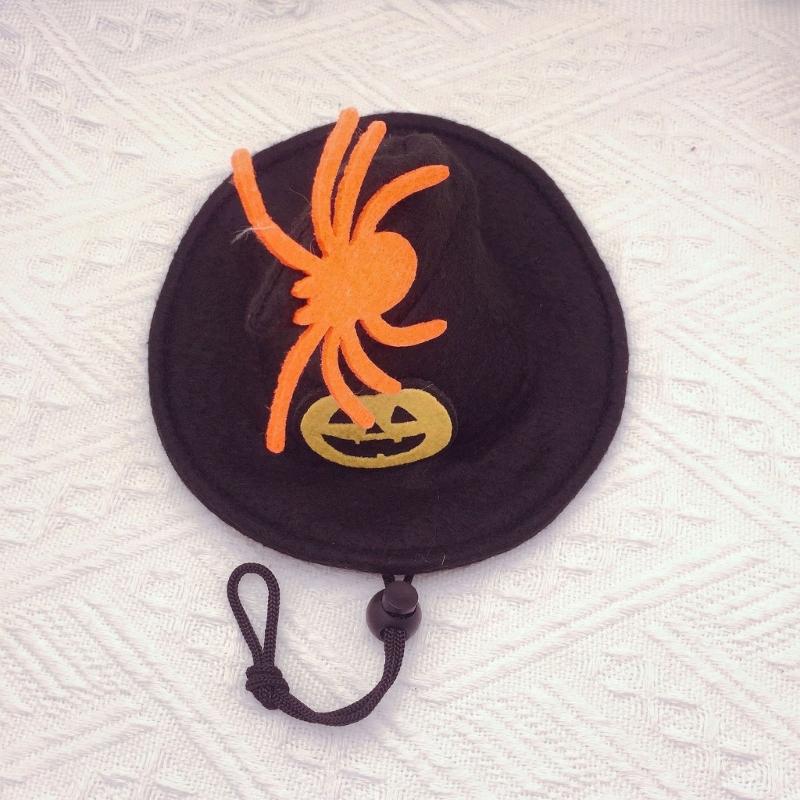 Pet Witch Hat Comfortable Pointed Hat Cats Dog Headwears For Halloween Parties And Festival Event Gathering Dressingup