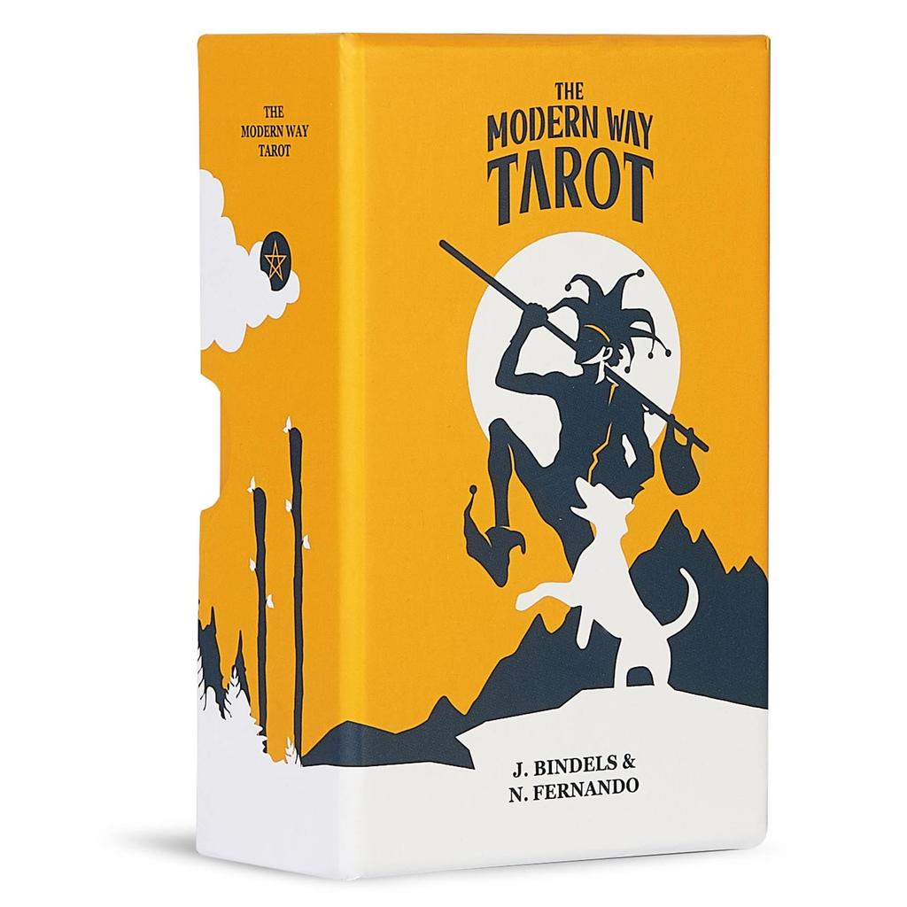 Modern Tarot Card Deck with 194-Page Guidebook and 78 Rider-Waite Tarot Cards, Perfect for Beginners and Experts - Modern Waite Tarot