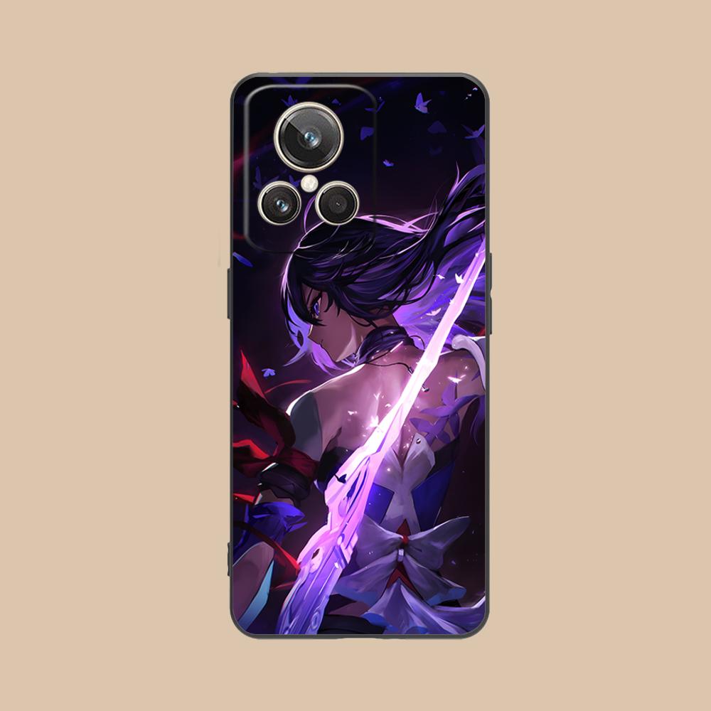 HSR Seele Matte TPU Mobile Phone Case for Realme 15 14 13 12 11 10 9 Pro Plus T i Lite 5G Colorful Printing Cover