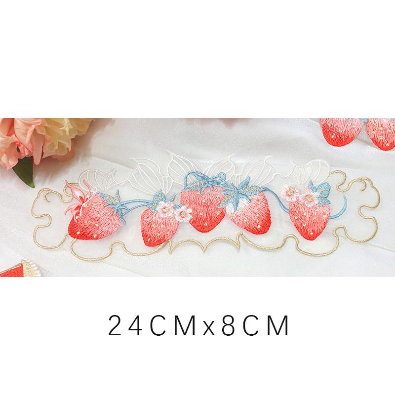Chinese Style Embroidery Patch Hanfu Cheongsam Decor Trims Collar Waist Lace Shirts Neckline Edge DIY Sewing Accessories