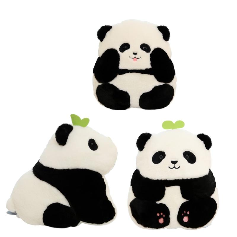 Panda Hua Hua Plush Toy Realistic Stuffed Panda Pillow For Kids And Adults