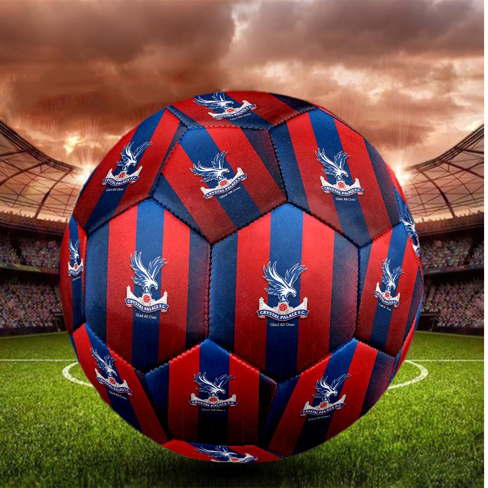 Crystal Palace Size 5 Football High Elastic Soccer Ball For Outdoor Competition Daily Training Play